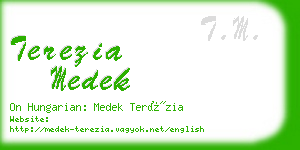 terezia medek business card